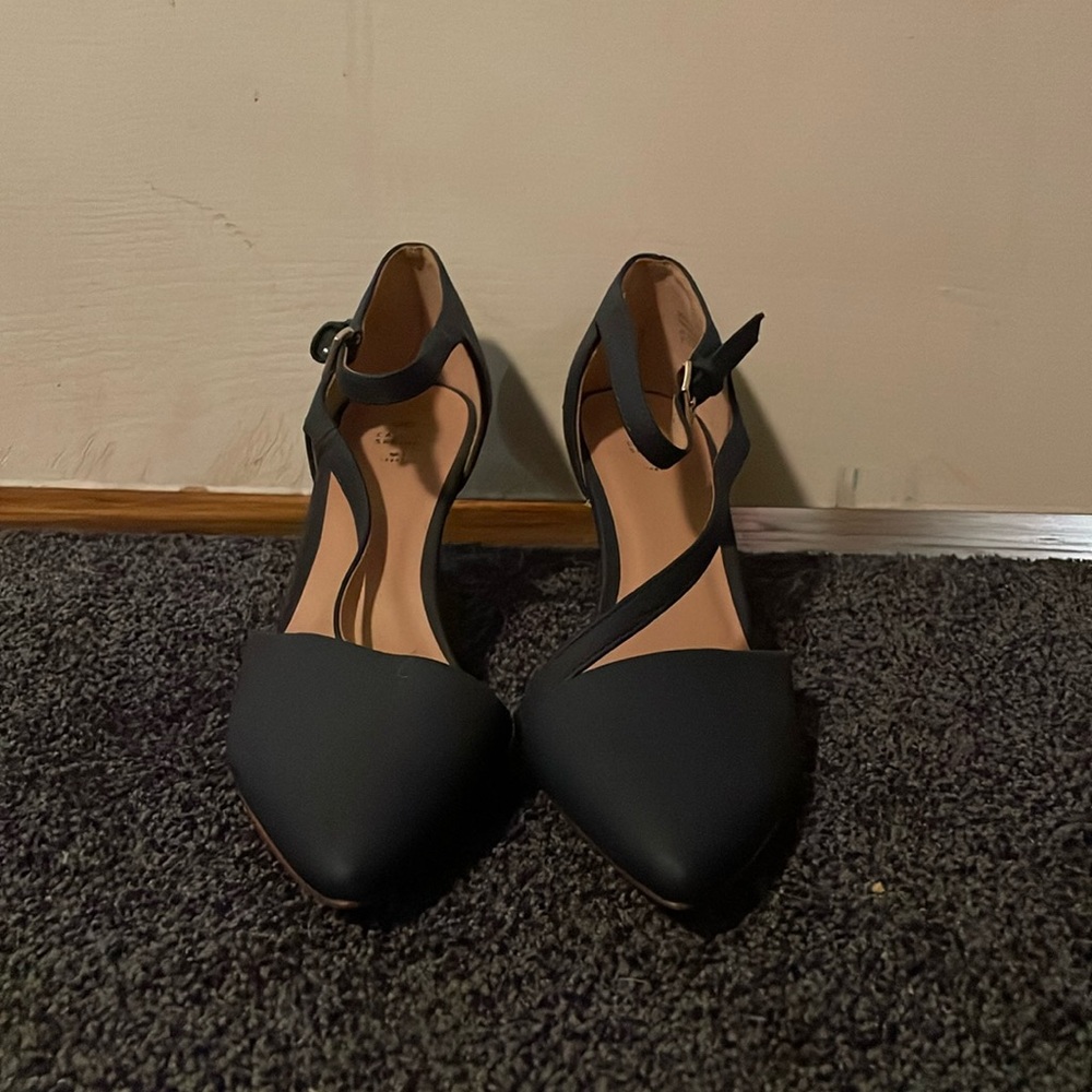 Call It Spring Kitten Blue Heels